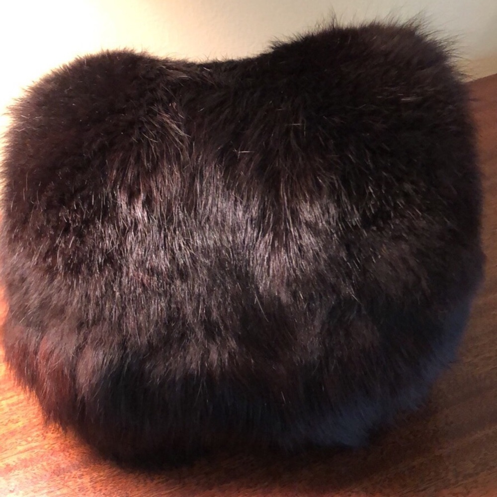 Vintage Mink Muff with hidden zippered pocket